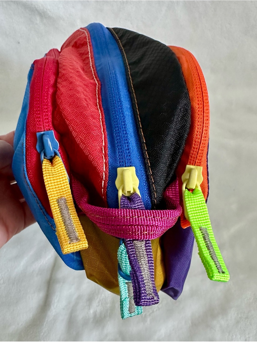 cotopaxi purple pack with aqua logo and orange trim - Picture 4 of 4